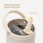 Sport 32oz | Leakproof Insulated Water Bottle Workout &amp; Hike – Cream