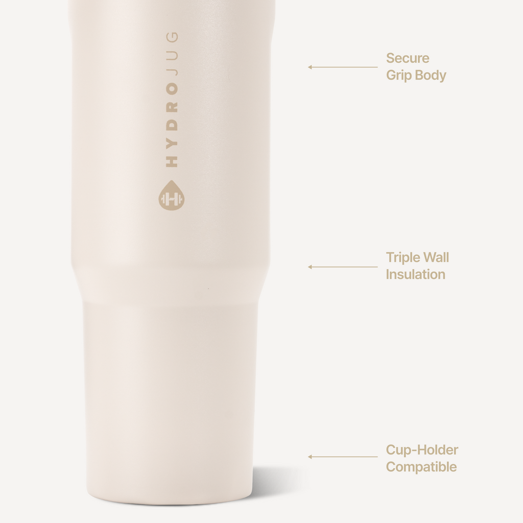 Sport 32oz | Leakproof Insulated Water Bottle Workout &amp; Hike – Cream