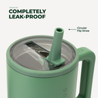 Traveler 32oz | Leakproof Insulated Tumbler with Handle – Sage